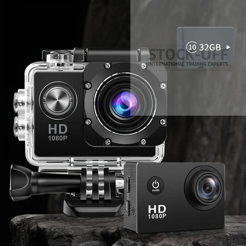 Câmara de Ação HD 1080P – Capture Cada Momento em Grande Estilo